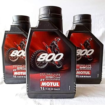 Motul 800 2T Factory Line 100% Synthetic Off Road 2-Stroke Engine Oil 4L (104039)