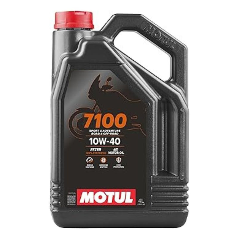 Motul 7100 Road & Off Road 4T 10W-40 100% Synthetic Motor Oil 4 Liters (104092)