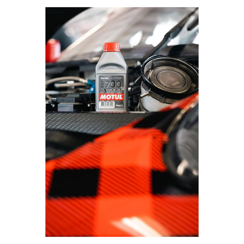 Motul 111257 RBF 700 Factory Line Brake Racing Fluid Full Synthetic DOT 4 High Performance Extreme Temperature