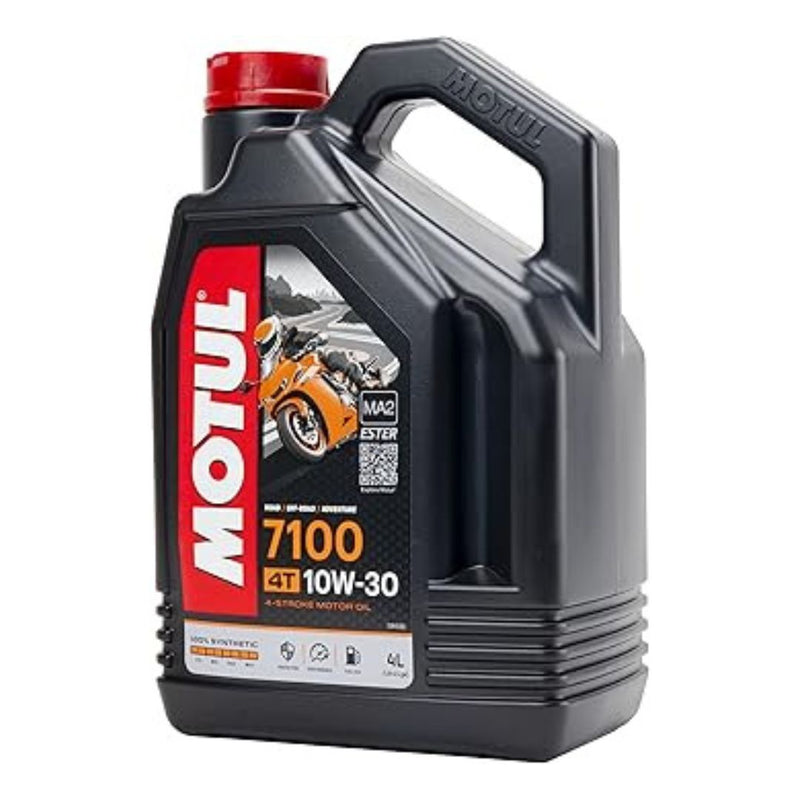 Motul 7100 4T 4 Stroke Motor Oil 10W30 4 Liter 100% Synthetic