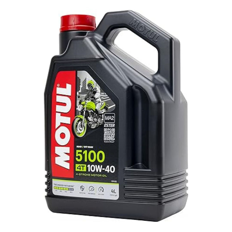 Motul Aceite 4T 5100 10W40 4 Stroke Synthetic Blend Motor Oil 4L