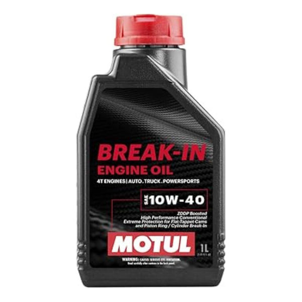 Motul Break-in Engine Oil 4T Engines Auto Truck Powersports SAE 10W40 1L