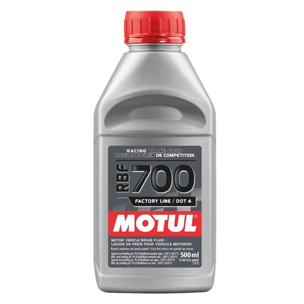 Motul 111257 RBF 700 Factory Line Brake Racing Fluid Full Synthetic DOT 4 High Performance Extreme Temperature