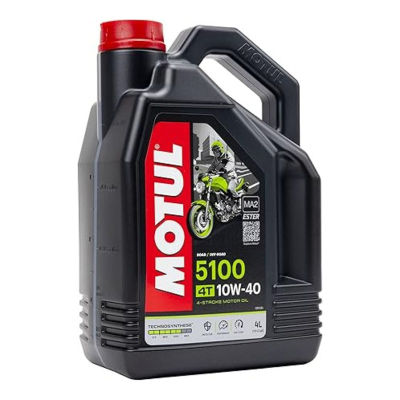 Motul Aceite 4T 5100 10W40 4 Stroke Synthetic Blend Motor Oil 4L