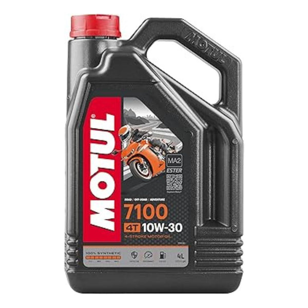 Motul 7100 4T 4 Stroke Motor Oil 10W30 4 Liter 100% Synthetic