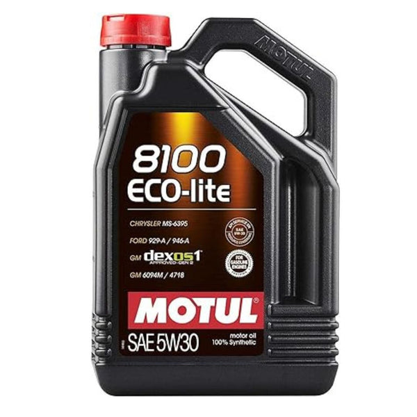 Motul USA 108214 8100 ECO-LITE SAE 5W30 5L 100% Synthetic Motor Oil