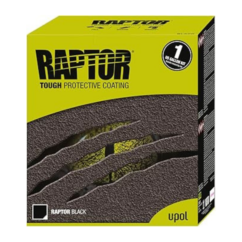 RAPTOR Black Truck Bed Liner Kit - 1 US Gallon Kit 2.6 VOC