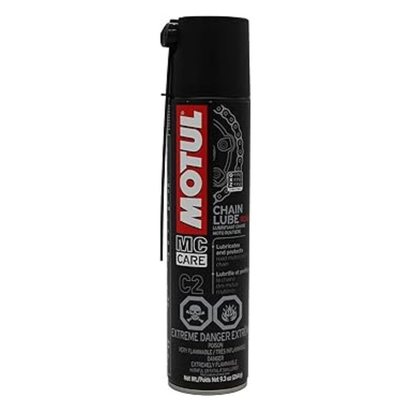 Motul MC Care 103244 C2 Chain Lube Road, 9.3 oz, Black